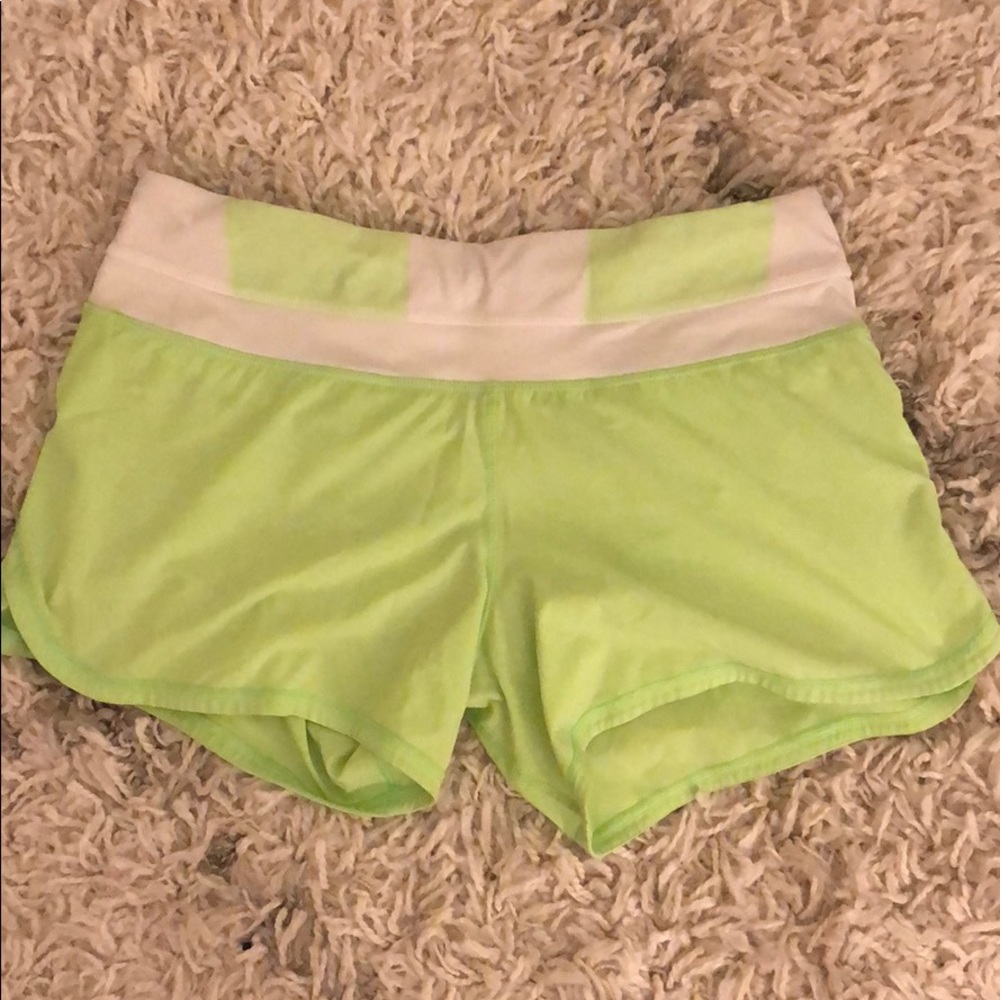 Lululemon green shorts